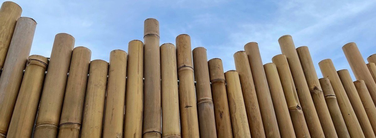 Massive Bambuszäune von Bambushandel natürlich und nachhaltig