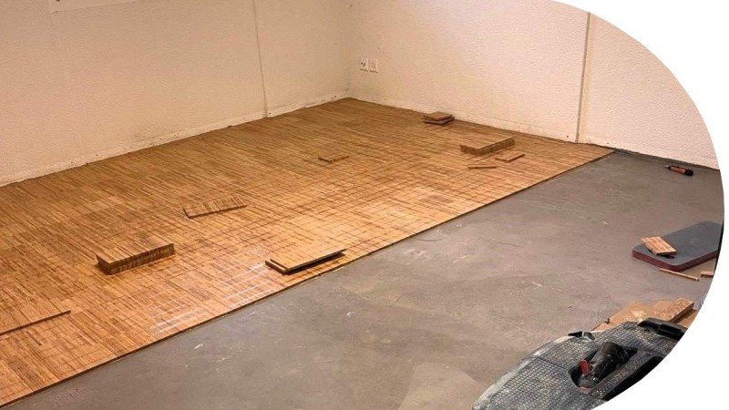 Bambusparkett verlegt von Bambushandel Schweiz