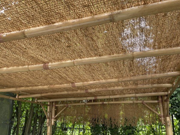 Kokosmatte für Pergola Überdachung