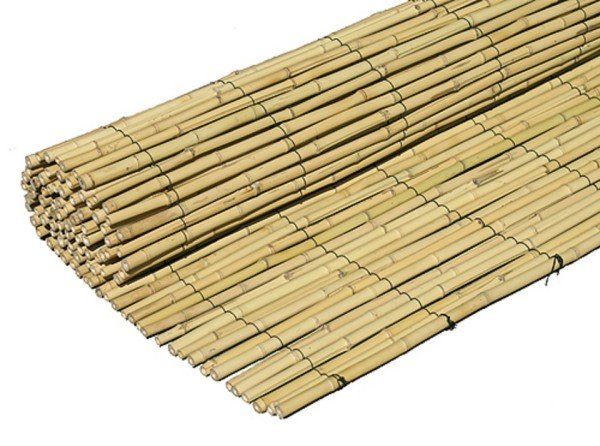 Standard Bambusmatte aus leichtem Tonkin Bambus 10-12mm