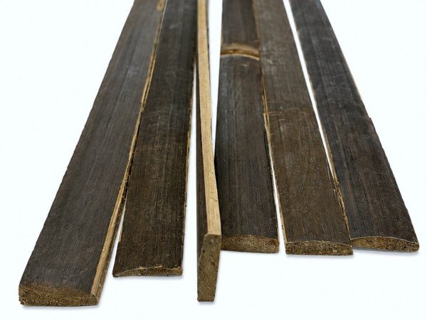 Flache Bambusleisten dunkelbraun kaufen bei Bambushandel Schweiz
